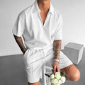 Men's Polo and Shorts Matching Set