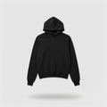 Relaxed Fit Hoodie (Black)