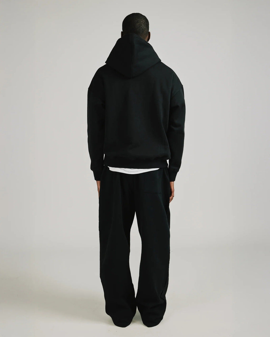Relaxed Fit Hoodie (Black)